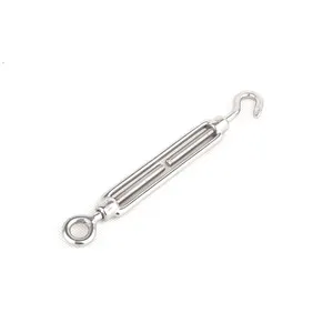 Excellent Quality 304/316 Stainless Steel Hdg Open Body Hook   Eye Turnbuckle Tension Cable railing tensioner