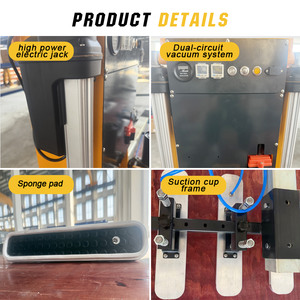 नया भारी शुल्क सैंडविच पैनल वैक्यूम लिफ्टर प्रमाणन रिमोट कंट्रोल 500 किलोग्राम भार क्षमता सुरक्षित स्थापना के लिए बड़ी - Product Image 2