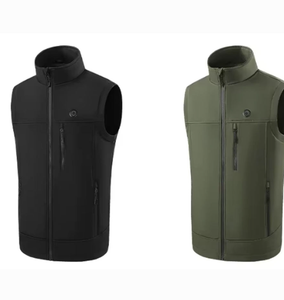 Chaleco calefactor inteligente para hombre, cortavientos, informal, para invierno, con cierre de cremallera, 9 zonas de calefacción, chaqueta cálida. - Product Image 2