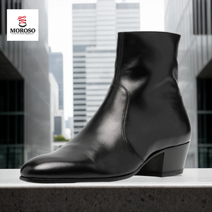 <span class=keywords><strong>Chelsea</strong></span> Primavera/Verano Europa y América Nuevo producto Moda Cremallera lateral puntiaguda Botas elevadas - Product Image 1