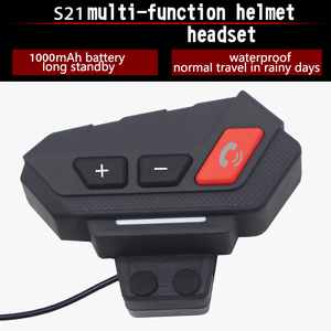 Auriculares para casco de motocicleta S21, auriculares inalámbricos impermeables, <span class=keywords><strong>Kit</strong></span> de llamada manos libres para motocicleta, reproductor de música estéreo para montar en moto - Product Image 2
