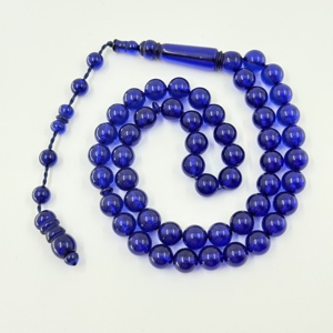 Pulsera de cuentas de oración musulmana, cuentas de 10 mm, 51 piezas, peregrinación islámica, Misbaha Taisbiha Syrup Kerbai Subha Rosario - Product Image 2
