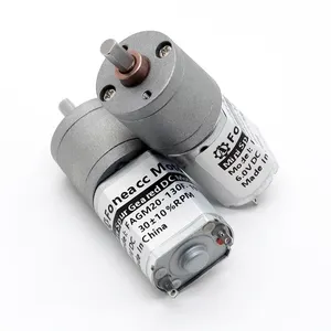 20ga130 20mm Od מיני 60 Rpm 12v Dc Gear מנוע