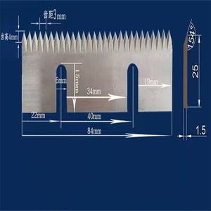 Nhà Máy bán hàng trực tiếp HSS lưỡi cưa sắc nét công nghiệp răng cưa Blade cho cắt phim băng giấy hình dạng tùy chỉnh - Product Image 6