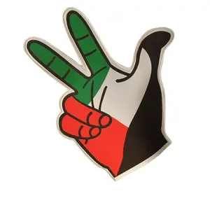 Cetak Logo OEM kipas sepak bola Cheering kustom Foam Finger Rocket Eva Foam Hand untuk olahraga dan permainan