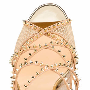 Strappy Klinknagels Sandalen 5 Inch Dames Hoge Jurk Schoenen Stijlvolle Hakken - Product Image 6