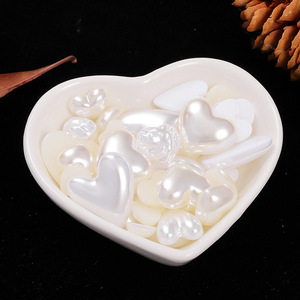 Autocollants pour ongles en forme de cœur, imitation perle, auto-adhésifs, pour nail art, accessoires de bijouterie DIY, origine Yiwu, non toxiques - Product Image 4