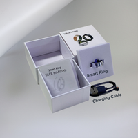 2025 AI Anillo inteligente Diseño de moda Control de gestos Video Salud Monitor de sueño IOS Fábrica OEM