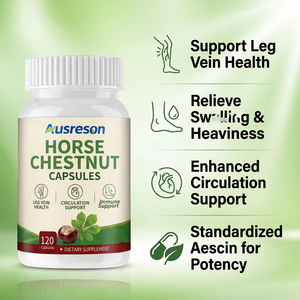 Ausreson Marque Privée – Capsules <span class=keywords><strong>d</strong></span>'extrait <span class=keywords><strong>de</strong></span> graines <span class=keywords><strong>de</strong></span> <span class=keywords><strong>marron</strong></span> <span class=keywords><strong>d</strong></span>'<span class=keywords><strong>Inde</strong></span> pour soutenir le système immunitaire – Compléments alimentaires à base <span class=keywords><strong>de</strong></span> plantes – Capsules <span class=keywords><strong>de</strong></span> <span class=keywords><strong>marron</strong></span> <span class=keywords><strong>d</strong></span>'<span class=keywords><strong>Inde</strong></span> biologiques - Product Image 2