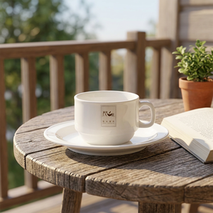 Hot Sales White Color <strong>Plastic</strong> Melamine <strong>Tea</strong> Coffee Cup <strong>Set</strong> - Product Image 2