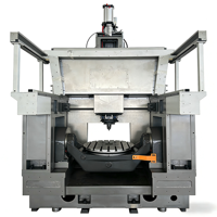 Machine CNC 5 axes LEYO FC500, type couronne, pour usinage de métaux, vente directe usine, solution d'outillage