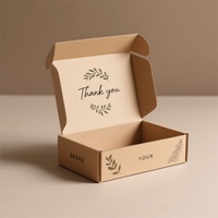 Emballages en carton écologiques personnalisés de luxe, recyclables, boîtes à lettres en carton ondulé pour cadeaux, boîtes d'expédition avec doublure en éponge
