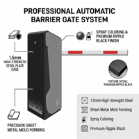 Barrière automatique escamotable pour la gestion des parkings souterrains et la gestion du trafic automobile – Système de portail automatique
