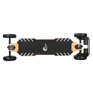 Patineta Eléctrica Todoterreno de Montaña con Motor de Correa de 3500W*2, Batería de 15Ah, Plataforma de Bambú y Madera de Arce, <span class=keywords><strong>Ruedas</strong></span> Inflables, Alcance de 50KM - Product Image 5