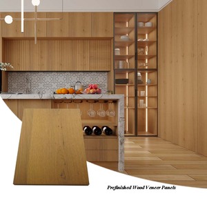 Panneau de placage de <span class=keywords><strong>noyer</strong></span> pour la cuisine Panneaux muraux en bois MDF haute densité pour la décoration intérieure et extérieure Placage de meubles en bois <span class=keywords><strong>massif</strong></span> - Product Image 5