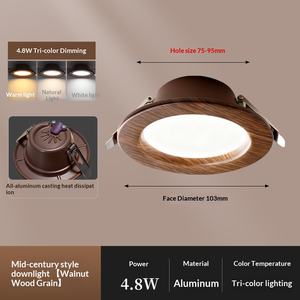 <span class=keywords><strong>Spot</strong></span> encastré <span class=keywords><strong>LED</strong></span> anti-éblouissement antique pour plafond, cadre étroit, vente en gros pour usage domestique - Product Image 5