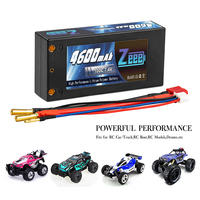 حقيبة بطارية صلبة Zeee 2S ، V 100C mAh مع موصل عمداء لمركبات مقياس RC وشاحنات السيارات والقوارب طراز RC