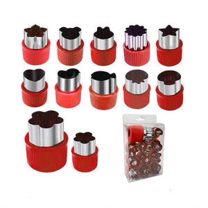 Juego <span class=keywords><strong>de</strong></span> cortadores <span class=keywords><strong>de</strong></span> galletas decorativos para alimentos, 12 Uds., Mini pastel, verduras, frutas, pan, <span class=keywords><strong>cortador</strong></span> <span class=keywords><strong>de</strong></span> galletas, <span class=keywords><strong>molde</strong></span> <span class=keywords><strong>de</strong></span> sellos con tapa <span class=keywords><strong>de</strong></span> plástico, masa <span class=keywords><strong>de</strong></span> juego - Product Image 3