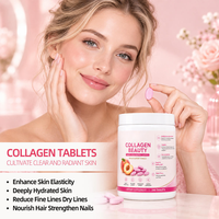 Comprimés de Super Collagène Vitamine C OEM Complément Alimentaire Antioxydant Éclaircissant et Blanchissant pour Adultes Supplément NAD