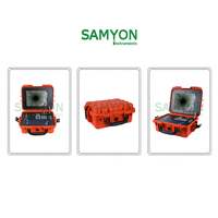 Caméra d'inspection de tuyau de puits sous-marins profonds extérieurs imperméables 30mmS sonde de forage CCD commode d'acier inoxydable
