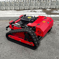 Mesin pemotong rumput Mini Crawler multifungsi pertanian kustom traktor Tiller putar kultivator perayap