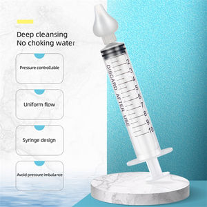 <span class=keywords><strong>2</strong></span> Stück Baby Nose Clean Needle Tube Säuglings baby pflege Nasen sauger Reiniger 10ML Baby Rhinitis Nasen spüler - Product Image 3