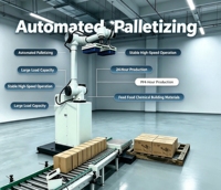 Robot de Paletización Robótico Colaborativo Compacto con Certificación CE para Apilamiento de Barriles de Plástico