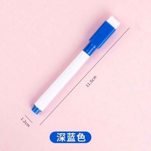 Customized Logo Printing Magnetic Whiteboard Markers with Fine Tip Dry <b>Erase</b> Ink Black & Red Colors Office School Use - Product Image 6