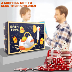 Bain <span class=keywords><strong>de</strong></span> canard électrique pour enfants, ensemble <span class=keywords><strong>de</strong></span> pommeau <span class=keywords><strong>de</strong></span> douche portable pour enfants, jeu d'eau pour salle <span class=keywords><strong>de</strong></span> bain - Product Image 5