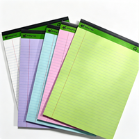 Cahiers d'exercices à spirale personnalisés 210*290mm 50 feuilles Reliure thermique Papier couleur OEM ODM Vente en gros Logo personnalisé