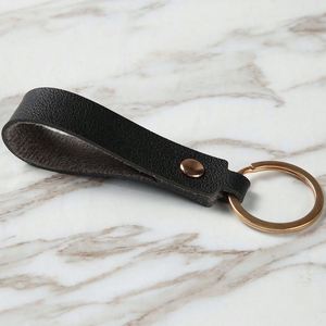 Hot Sale Custom Logo Print Vintage Armband Key Chain Keyring Genuine <b>Leather</b> Strap <b>Keychain</b> - Product Image 4