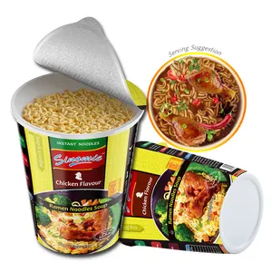 Manufacturer High Quality Wholesale Price HACCP HALAL Factory Bulk Chicken Flavor Cup Instant Noodles