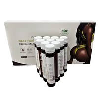 Promotion Stock Compléments alimentaires pour l'amélioration des hanches et des fesses, complément pour l'amélioration des fesses, boisson Maca Plus, liquide oral, 120 flacons