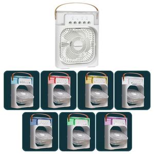 Ventilateur Brumisateur Portable USB Rechargeable avec 7 Couleurs LED et Boîte – Idéal pour la Promotion (Vente en Gros) - Product Image 1