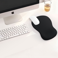Protection de poignet ergonomique, coussinet de poignet en mousse à mémoire de forme, épaissi progressivement, antidérapant, pour souris d'ordinateur, vente en gros