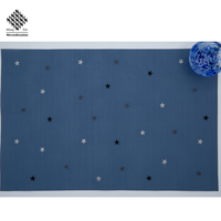 Vente directe d'usine, set de table en textilène brodé, set de table pour hôtel, imperméable