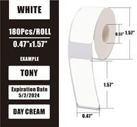 Ruban adhésif thermique D30 pour usage agricole (maïs) 12x40mm (0,47x1,57") 3 rouleaux - Sans BPA, résistant à l'eau et à l'huile, résistant à l'abrasion