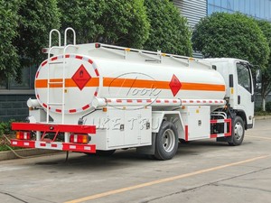 Camión cisterna de transporte de aceite de gran venta 8000L-13000L, tanque de aceite Isuzu, tanque de almacenamiento de GLP sobre suelo para repostaje en sitios de construcción - Product Image 6