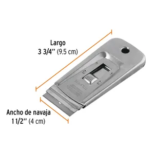 Truper 1-1/2 \ "lame raschietto in acciaio inox per macchine edili - Product Image 3