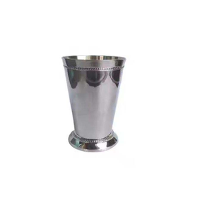 Copa de Julep de latón de calidad superior, copa de Metal de lujo hecha a mano con acabado plateado para whiskys de cóctel de menta, calidad de súper exportación - Product Image 2