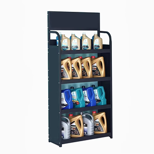 Fabbrica di olio motore su misura heavy duty metallo espositore rack olio lubrificante espositore per <span class=keywords><strong>auto</strong></span> <span class=keywords><strong>accessori</strong></span> al dettaglio negozio - Product Image 3