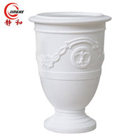 2024 OEM ODM Rotomolding grand gobelet extérieur jardin fleur pot en plastique rond géant jardinières