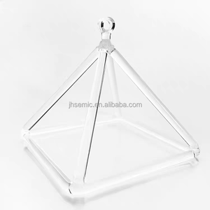 Pirámide <span class=keywords><strong>de</strong></span> Cristal <span class=keywords><strong>de</strong></span> Cuarzo Puro Transparente para Sanación Sonora, Pirámide <span class=keywords><strong>de</strong></span> Cristal <span class=keywords><strong>de</strong></span> Cuarzo Puro para Canto - Product Image 3