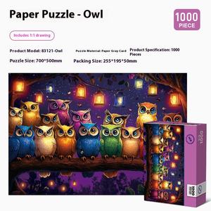 Rompecabezas de Papel Educativo de 1000 Piezas al por Mayor, Juguete Antiestrés, Regalo, Logotipo/Color Personalizado, Tamaño Personalizado, ODM/OEM, Transfronterizo - Product Image 6