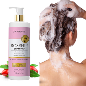 Champú de Marca Propia con Aceite Natural de Rosa Mosqueta, Limpieza Suave, Calmante <span class=keywords><strong>para</strong></span> <span class=keywords><strong>el</strong></span> Cuero Cabelludo, Hidratación Profunda, Control <span class=keywords><strong>del</strong></span> <span class=keywords><strong>Frizz</strong></span>, Suavidad y Brillo - Product Image 5