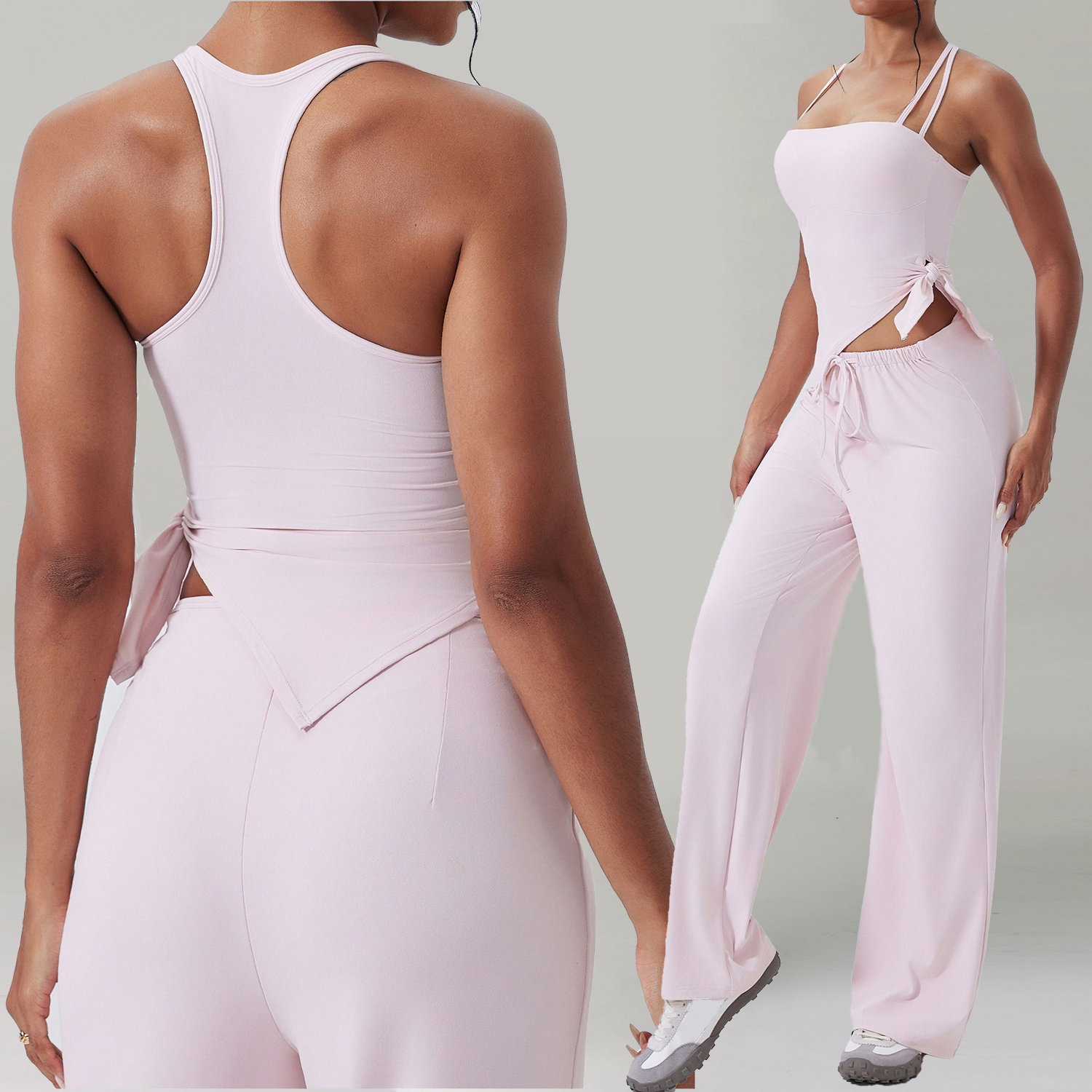 2 Pcs New Arrival Yoga Sets Causal Leggings Sexy Sports Bra Ropa Deportiva Mujer Running Sportswear Breathable Quick Dry Wear