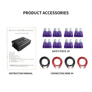 <span class=keywords><strong>Inversor</strong></span> de onda sinusoidal con 7 funciones de protección usadas en coche o camión, DC a 24V AC, 2500W - Product Image 4