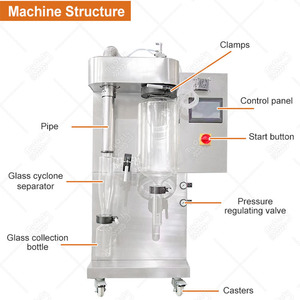 Secador por Aspersión al Vacío para Extracto de Levadura MY Lab, <span class=keywords><strong>Mini</strong></span> Máquina Centrífuga de Secado por Aspersión para Café Instantáneo - Product Image 2