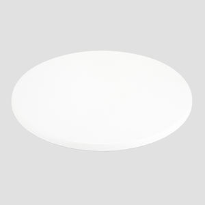 Blanco 600MM Mesa de comedor al aire libre Impermeable Werzalit Madera para Café Cantina Hotel Dormitorio Comedor Muebles - Product Image 2