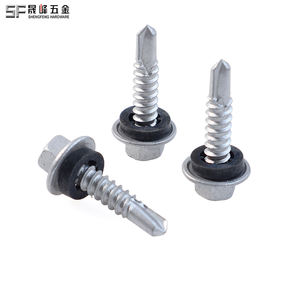 Arandela <span class=keywords><strong>hexagonal</strong></span> de acero al carbono, tornillos autoperforantes bimetálicos con arandela de EPDM, tornillo para techo, tornillo <span class=keywords><strong>autoperforante</strong></span> <span class=keywords><strong>hexagonal</strong></span> - Product Image 4